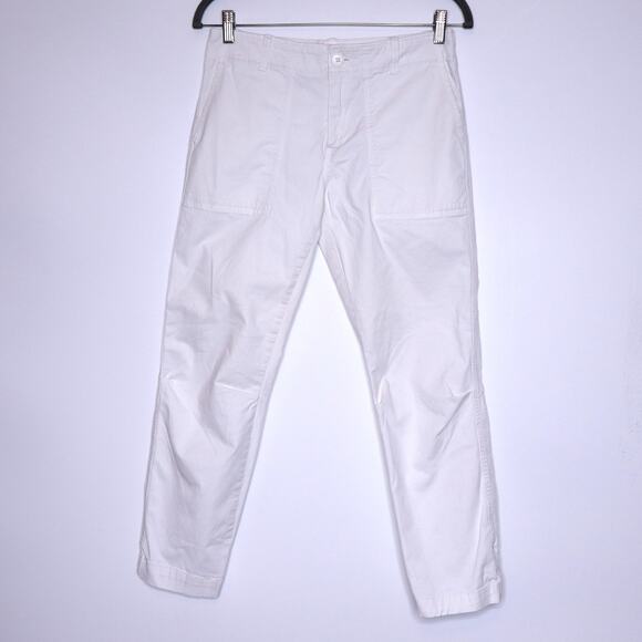 SANCTUARY Chino Jogger White Mid Rise Utility Pants Casual Women's 27 - Picture 1 of 10